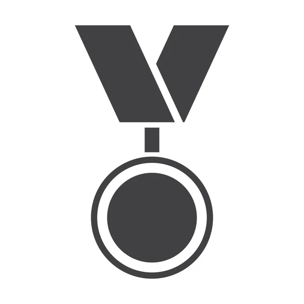 Recompensa negro icono simple sobre fondo blanco para la web — Archivo Imágenes Vectoriales