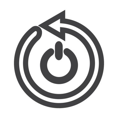 web için beyaz arka planda siyah ok basit simgesi