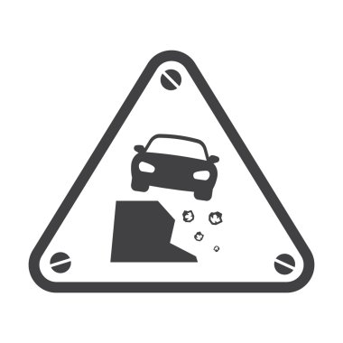 Web için kesinti siyah basit Icons set