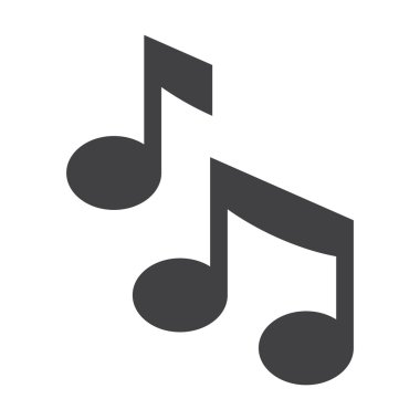 Not siyah basit simgeler Web için ayarla