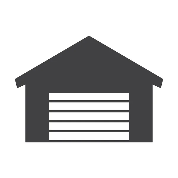 Garage noir icônes simples ensemble pour le web — Image vectorielle