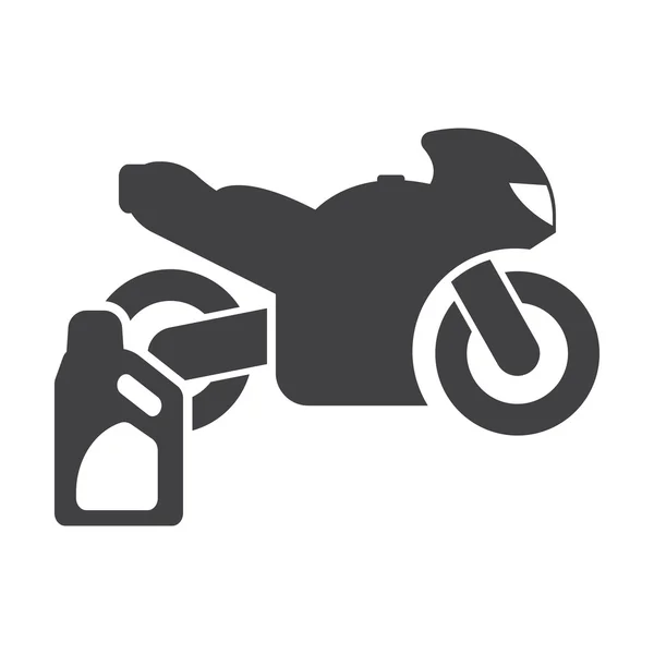Motocyklowe olej czarny prostych ikon ustawionych dla sieci web — Wektor stockowy