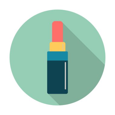 web için uzun gölge ruj düz simgesiyle