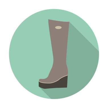 web için uzun gölge ile çizme düz simgesi