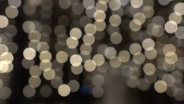 Feux brouillés, lumières de la ville 