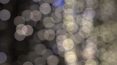 Bulanık ışıklar, şehir ışıkları