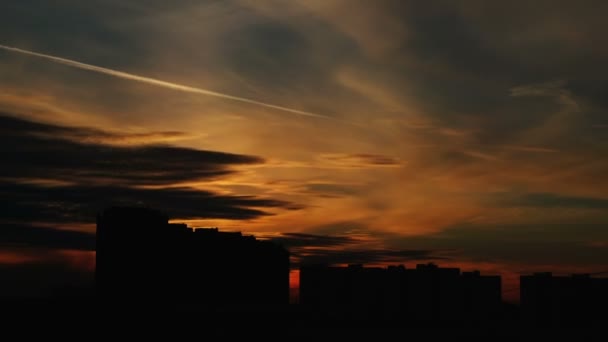 Zeitraffer bei Sonnenaufgang — Stockvideo