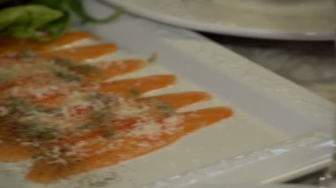 carpaccio of salmon