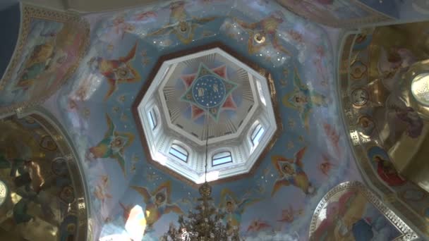 Купол церкви — стокове відео