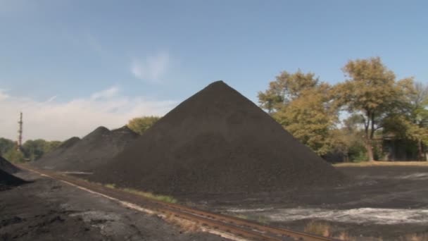 Storage of coal — Stock Video