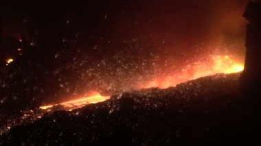 erimiş metal yavaş hareket genel uçak kıvılcım