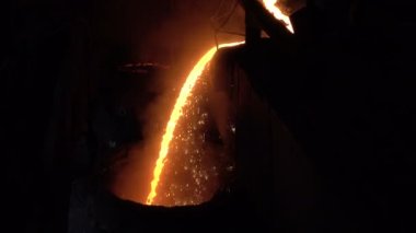 Jet ile erimiş metal kıvılcım