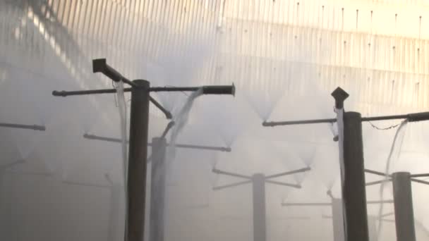 Torre de refrigeração para a produção de coque — Vídeo de Stock