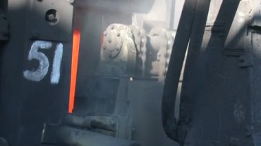 Flep kola fırın closeup Temizleme