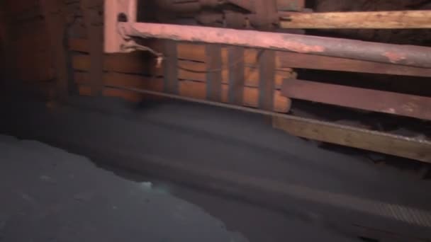 バケツのスクレーパー ウインチ ロード品種 — ストック動画
