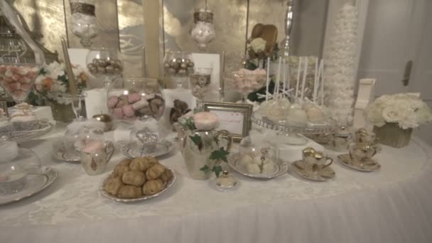 Table sucrée avec friandises 