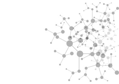 Vektör ağ bağlantı arka plan. illüstrasyon vektör desig