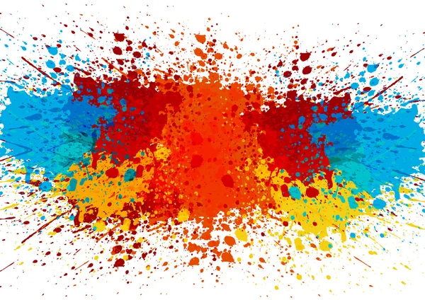 Abstract splatter color background. illustration vector design — Stock Vector