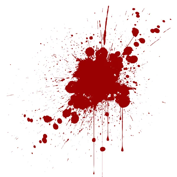 Vektor Splatter rote Farbe Hintergrund. Illustrationsvektordesign — Stockvektor