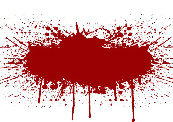 Vektor Splatter rote Farbe Hintergrund. Illustrationsvektordesign — Stockvektor