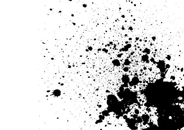 Vektor Splatter Hintergrund schwarze Farbe. Illustrationsvektor desi — Stockvektor