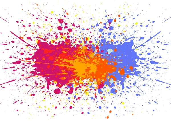 Abstract splatter color background. illustration vector design — Stock Vector