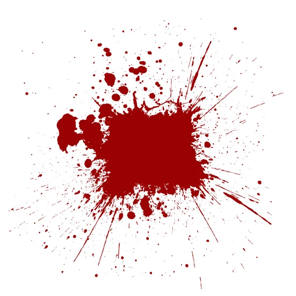 Splatter vettoriale colore rosso sfondo. disegno vettoriale illustrazione — Vettoriale Stock