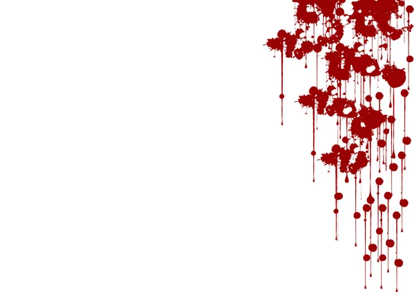 Vektor Splatter Hintergrund rote Farbe. Illustrationsvektordesign — Stockvektor