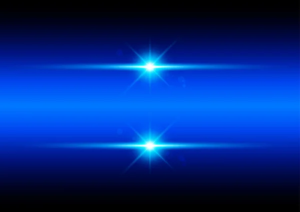 Element blauw licht met ingang van de lens. illustratie vector design — Stockvector