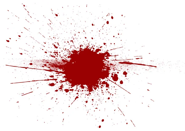 Splatter vettore sfondo di colore rosso. illusione — Vettoriale Stock