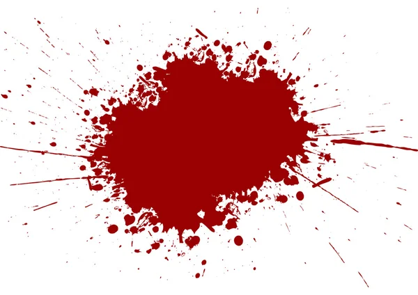 Vektor Splatter rote Farbe Hintergrund. Illustrationsvektordesign — Stockvektor