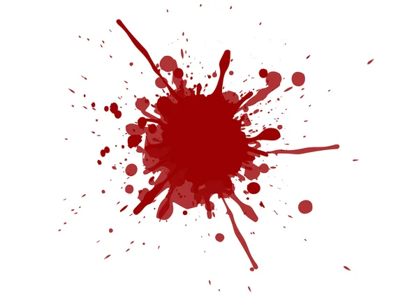 Vektor Splatter rote Farbe Hintergrund. Illustrationsvektordesign — Stockvektor