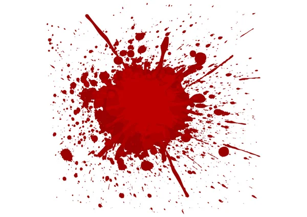 Vektor Splatter rote Farbe Hintergrund. Illustrationsvektordesign — Stockvektor