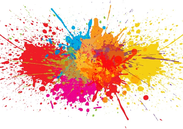 Vector splatter Color background. illustration vector design — Stock Vector