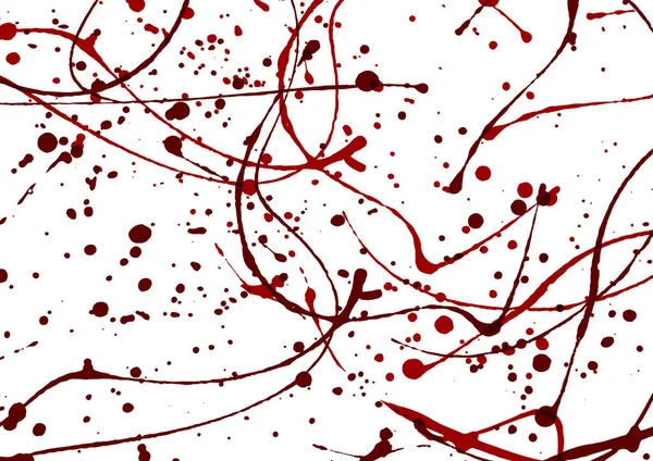 Vektor Splatter Rote Farbe Design Hintergrund Illustrationsvektordesign — Stockvektor