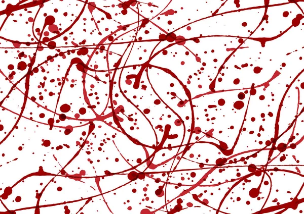 Vecteur Éclaboussure Couleur Rouge Fond Conception Illustration Vectoriel Design — Image vectorielle