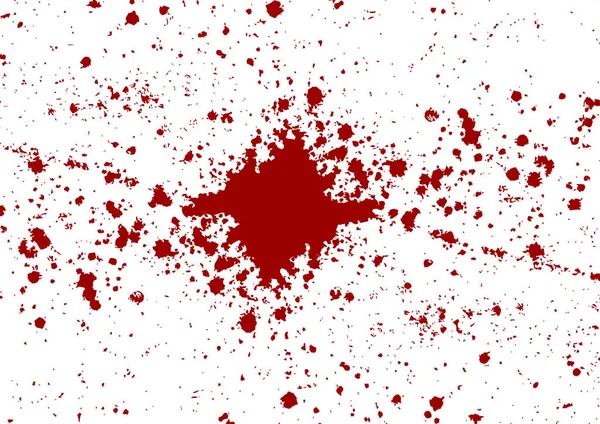 Vektor Splatter Rote Blutfarbe Isolierten Hintergrund Design Illustrationsvektordesign — Stockvektor