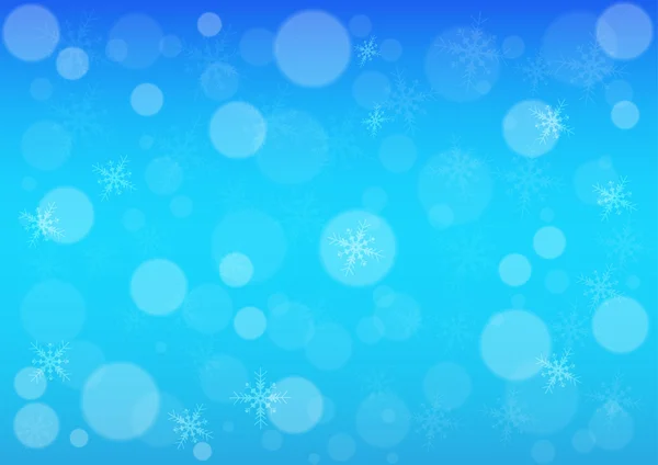 Resumen bokeh fondo de invierno — Vector de stock