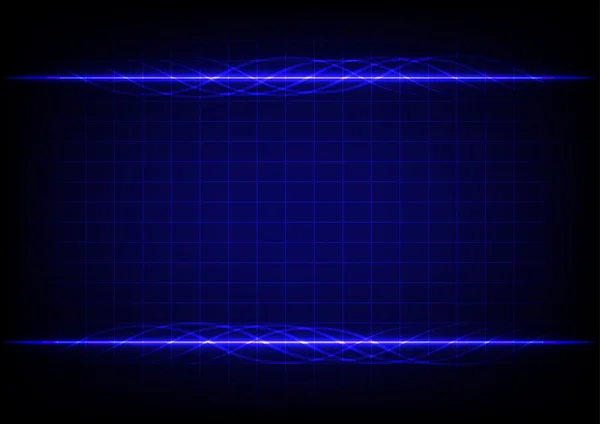 Abstrait bleu ligne conception blackground — Image vectorielle