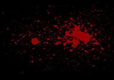 soyut sıçramak siyah renk arka plan üzerinde kırmızı