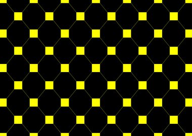 vektör kare model siyah renk arka plan üzerinde sarı