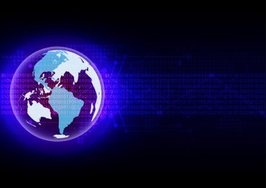 soyut dünyada teknolojik altyapı