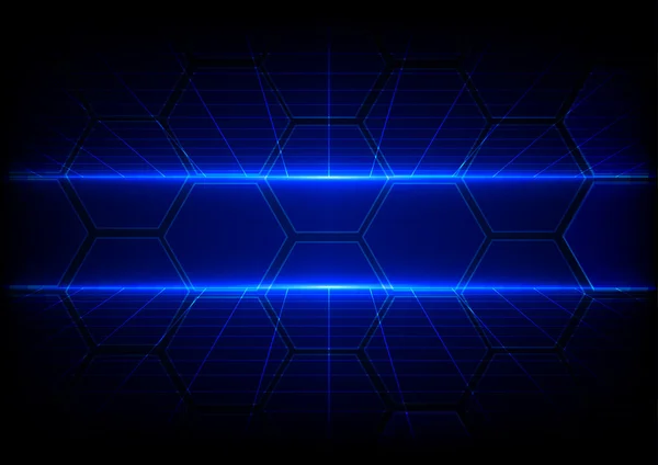 Abstract technology background with grid concept — Stock Vector