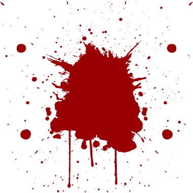Vektör kırmızı renk splatter.illustration vektör