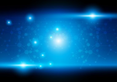 hafif tasarım background.illustr ile soyut ağ bağlantısı