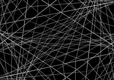 Vektör çizim. Soyutlama bir da'da kesişen çizgiler ile