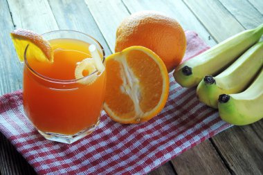 portakal suyu ve meyve