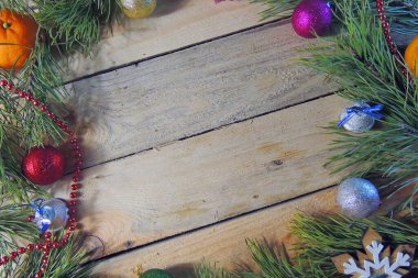 Mutlu yıllar 2020. Ahşap arka planda 2020 numaralı sembol.