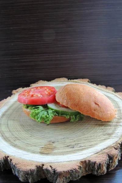 Dieta Hamburguesa con verduras — Foto de Stock