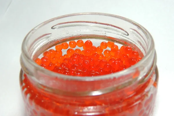 Caviar vermelho no Banco — Fotografia de Stock